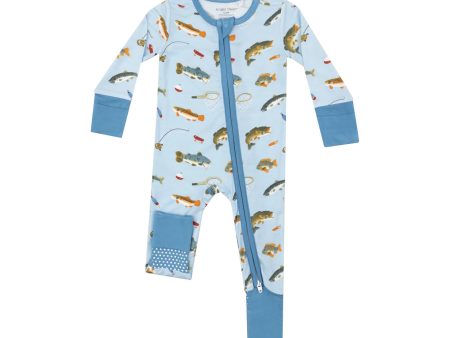 Fishing 2 Way Zipper Romper Sale