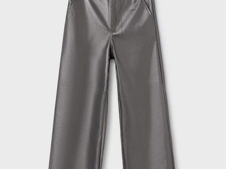 Faux Leather Wide Leg Pant Online now