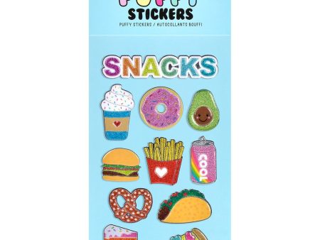 Snacks Puffy Stickers Online now