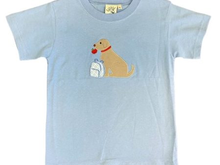 Lab and Apple Applique T-Shirt Hot on Sale