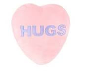 Hugs Heart Fleece Plush Cheap