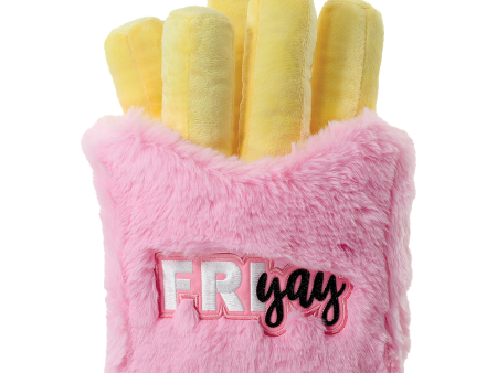 FriYay Fries Furry Pillow For Sale