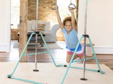 2-in-1 Adjustable Bar and Ring Gymnastics Set Supply