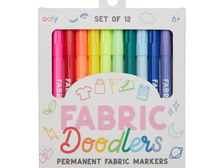 Fabric Doodlers Markers-Set of 12 Online Sale