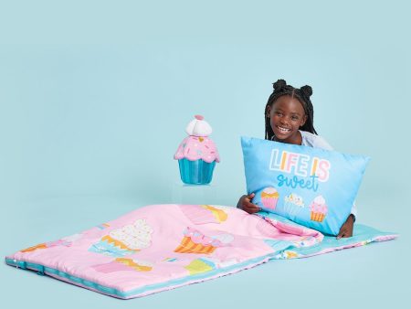 Cupcake Party Sleeping Bag and Pillow Set For Cheap