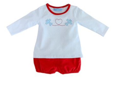 Embroidery Diaper Set Hot on Sale