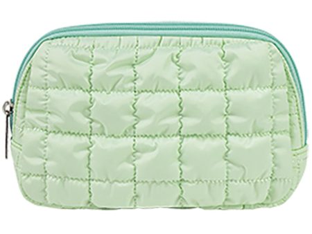 Mint Quilted Belt Bag For Cheap