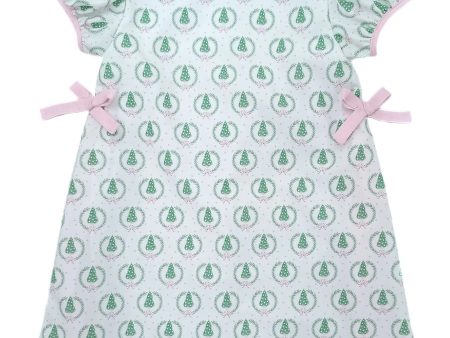 Cece Trees Pleat Dress W Cord For Cheap