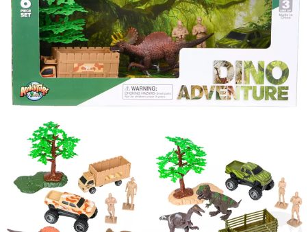 6 PC Dinosaur Playset Sale