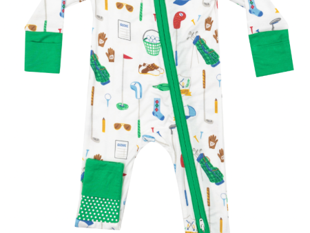 Golf Club 2 Way Zipper Romper Cheap