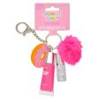 Donut Lip Balm Keychain Fashion