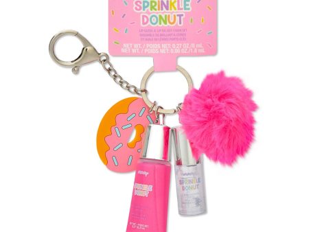 Donut Lip Balm Keychain Fashion