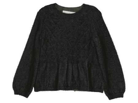 Openwork Shimmer Sweater Online now