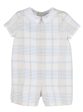 Plaid Boy Romper Hot on Sale