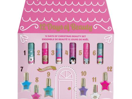 12 Days of Beauty Lip and Nail Set Sale