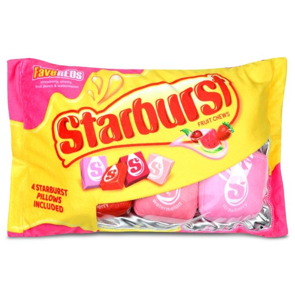 Starburst Fave Reds Packaging Fleece Plush For Cheap