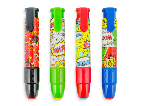 Comic Attack ClickIt Erasers For Discount