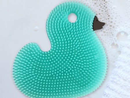 Duck Squigee Silicone Body Scrub Bath Toy Discount