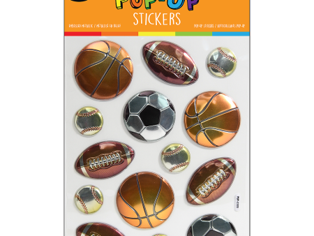 Sports Balls Pop-Up Stickers Online now