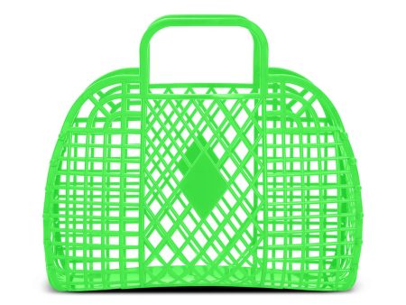 Small Neon Green Jelly Bag Discount