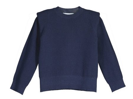 Shoulder Padded Sweater Cheap