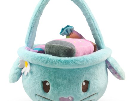 Too Sweet Bunny Basket Plush For Discount