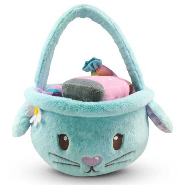 Too Sweet Bunny Basket Plush For Discount