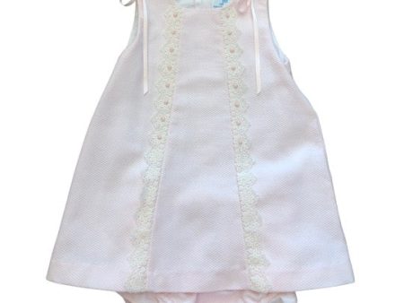 Pink Pique A-Line Bloomer Set Online Sale