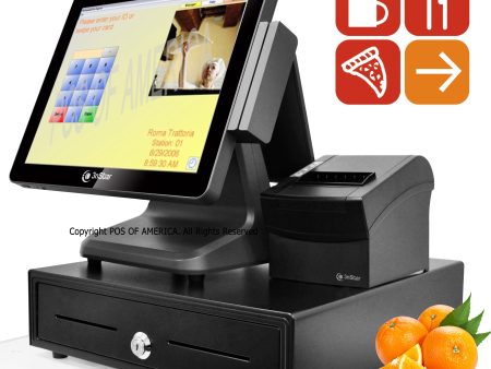 3nStar pcAmerica RPE ENTERPRISE POS Bundle Celeron J1900 2.0GHz 4GB 120GB SSD Touchcomputer For Sale