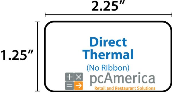 Zebra Label, Paper, 2.25x1.25in (57.2x31.8mm); DT, Z-Select 4000D, High Performance Coated, All-Temp Adhesive, 1in (25.4mm) core, 2100 roll, 12 box Fashion