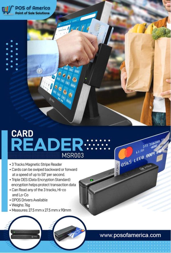 3nStar Magnetic Stripe Reader 3 Tracks USB MSR003 Discount