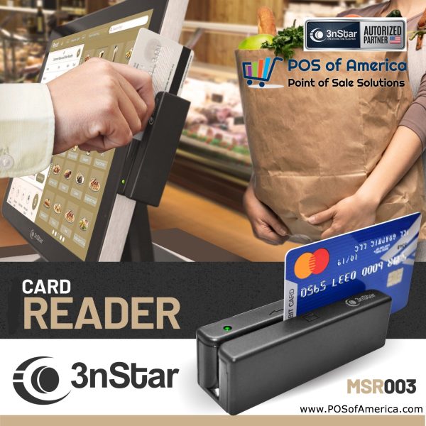 3nStar Magnetic Stripe Reader 3 Tracks USB MSR003 Discount