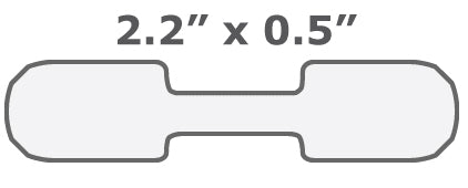 Zebra Label, Polypropylene, 2.2x0.5in (55.9x12.7mm); DT, 8000D Jewelry, Coated, Permanent Adhesive, 1in (25.4mm) core, 3510 roll, 6 box Online